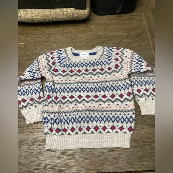Old Navy Fair Isle Sweater Toddler Boys 5T 
Crew neck Winter Sweater - Picture 1 of 4